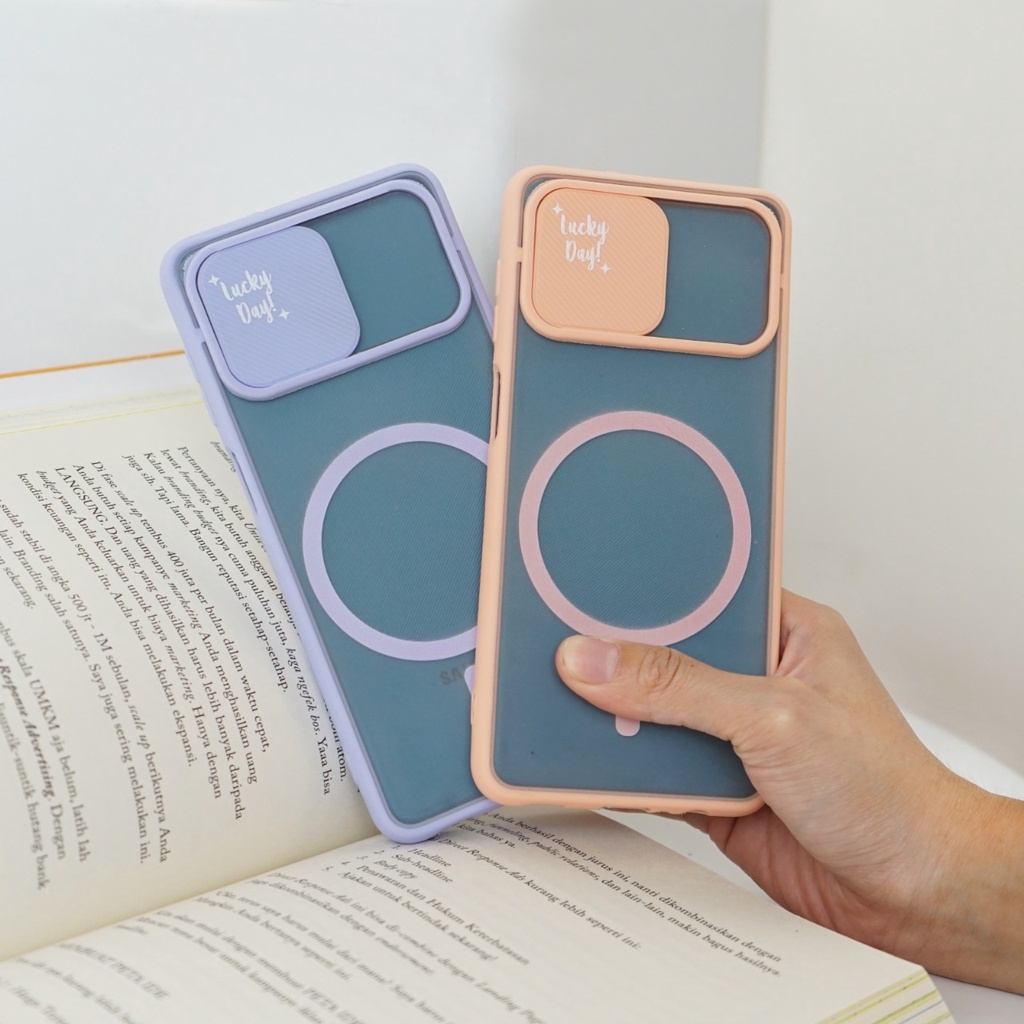 (KG 02) Softcase Slide For All Type Vivo Y91c - Y91/Y93/Y95 - Y71 - Y12 - Y20 - Y30 - Y53S - Y21/Y21