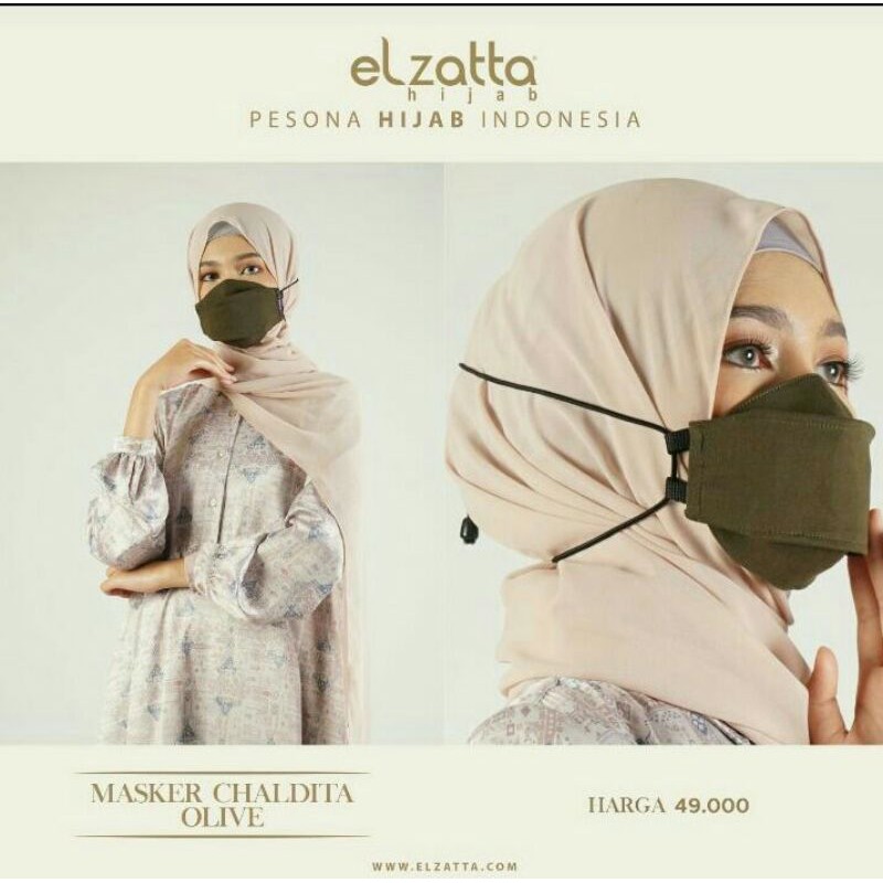 Masker Kain elzatta | Masker Chaldita elzatta