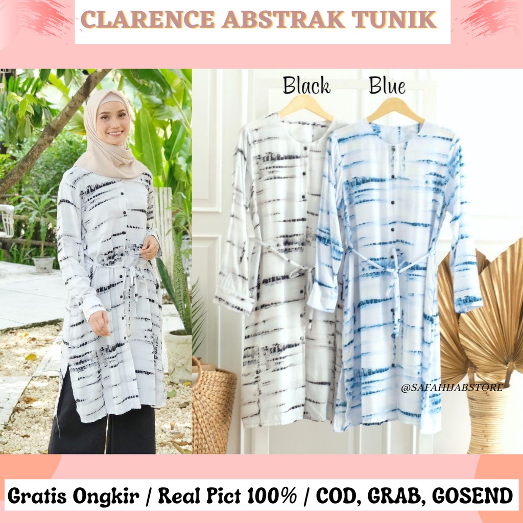 CLARENCE ABSTRAK TUNIK / KEMEJA / TUNIK / BUSUI