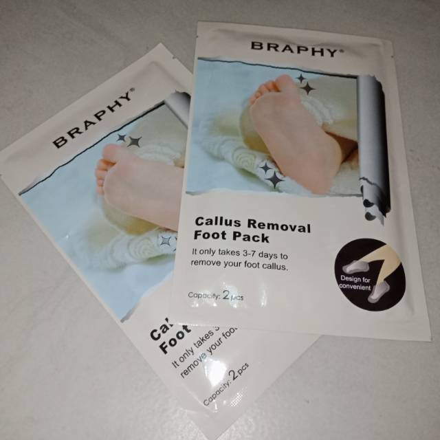 Jual BRAPHY callus foot mask Shopee Indonesia