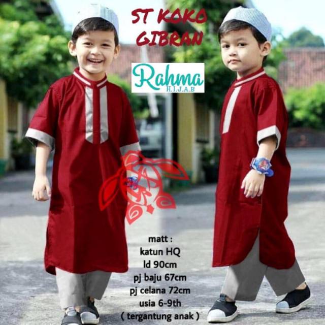Set koko Gibran by Rahma ORI Solo
