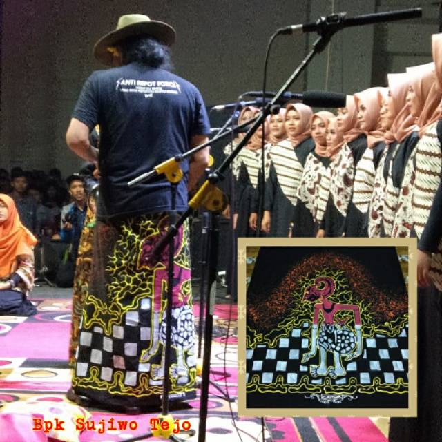 SARUNG BATIK LUKIS WAYANG/SUJIWO TEJO