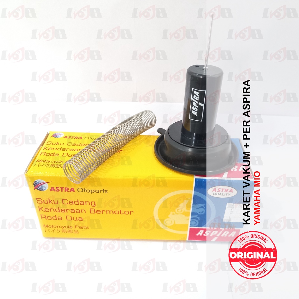 Aspira Karet Vakum Mio Fino 5TL Vacum+Per Sol Diafragma Karburator Mesin Motor matic