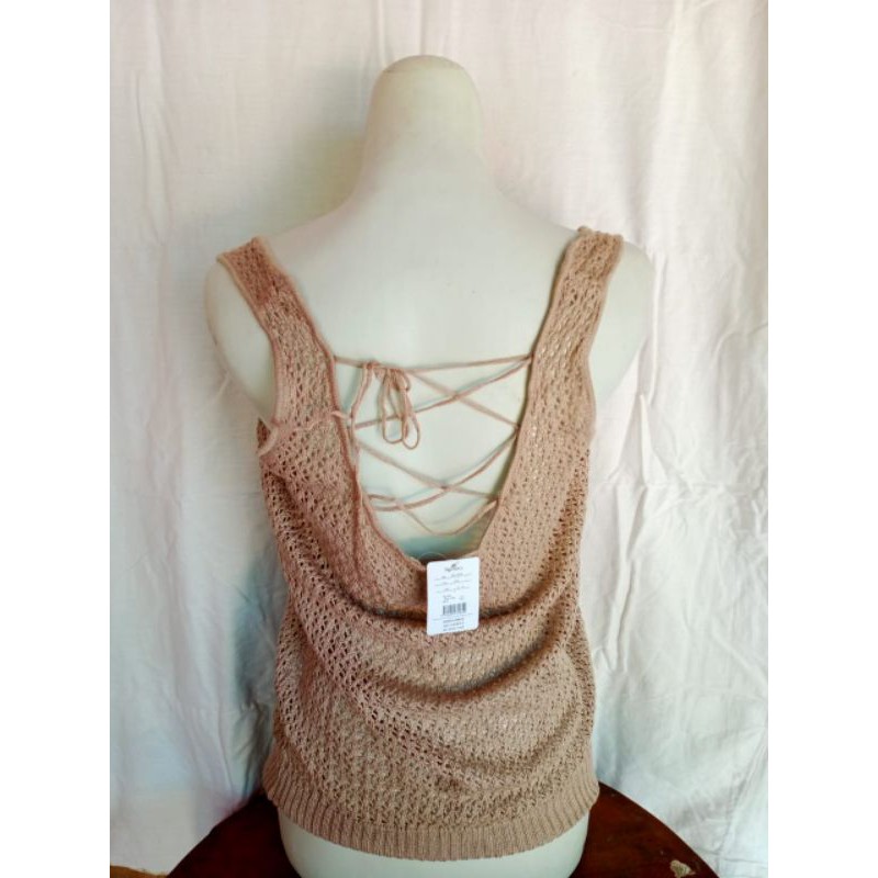 Tanktop Rajut Brand Hushush