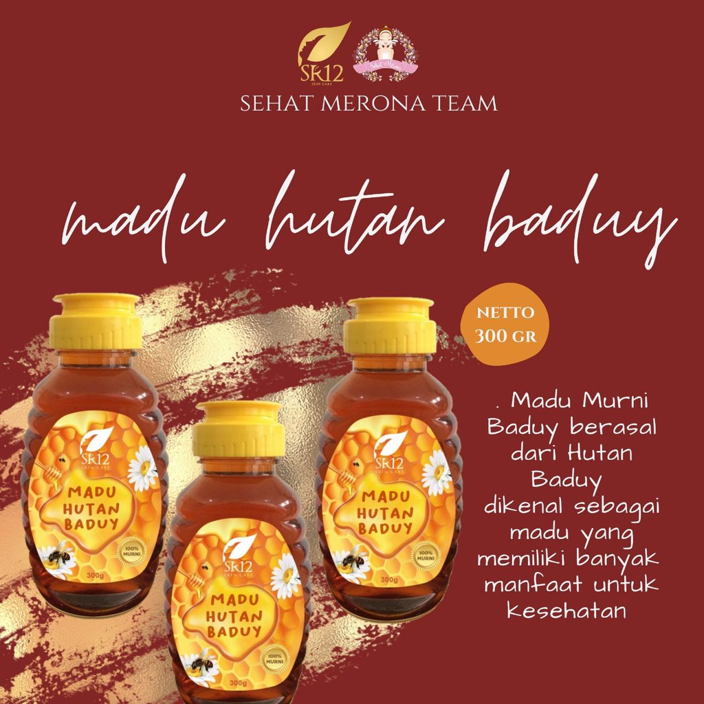

Madu Hutan Baduy 300gr - Madu SR12 penambah nafsu makan suplemen keseatan