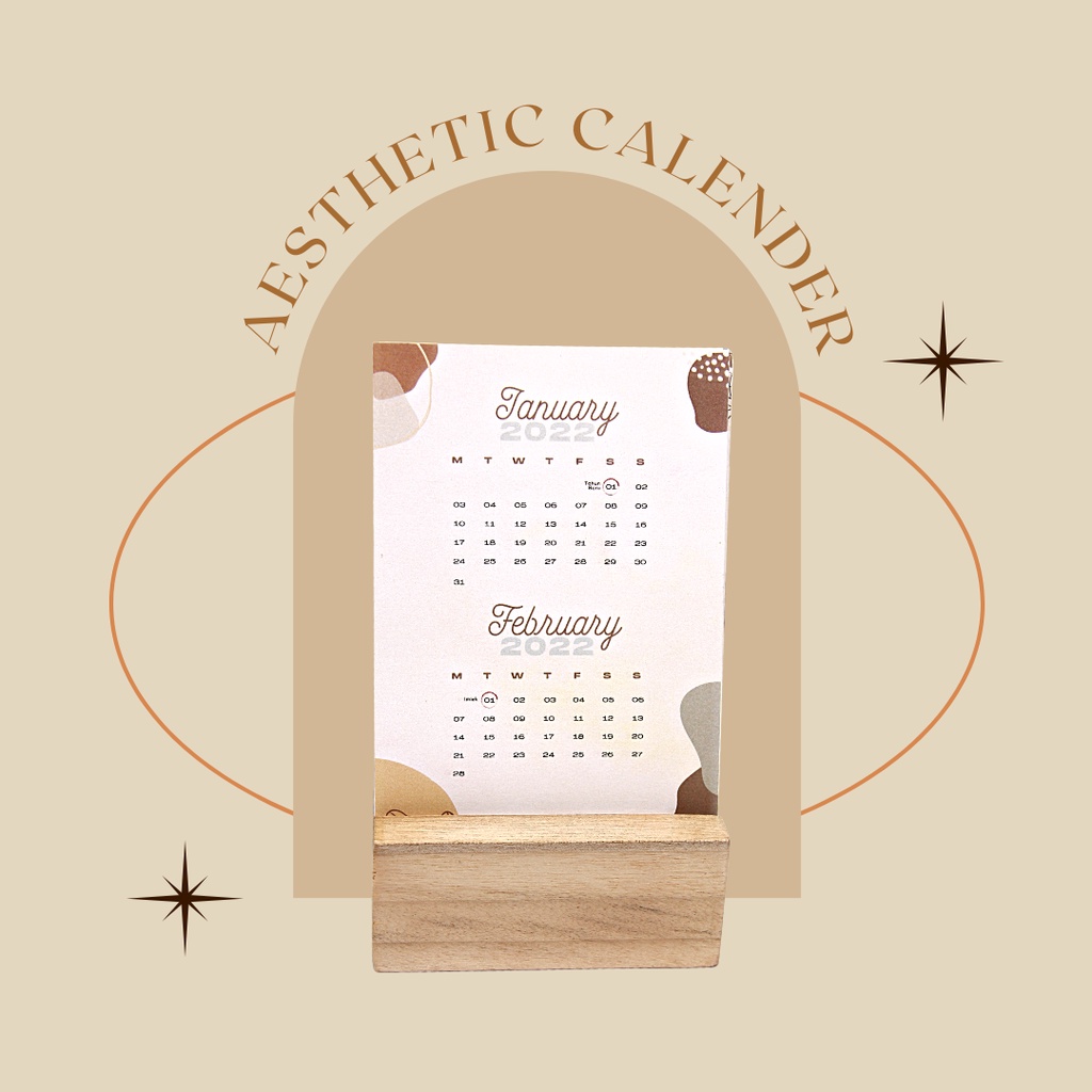 

Imago - Aesthetic Calender 2022, kalender calender estetik aesthetic tanggalan 2022
