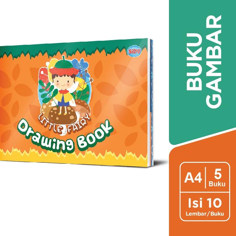 

(PALING DIMINATI) SiDU Buku Gambar A4 - 5 Buku