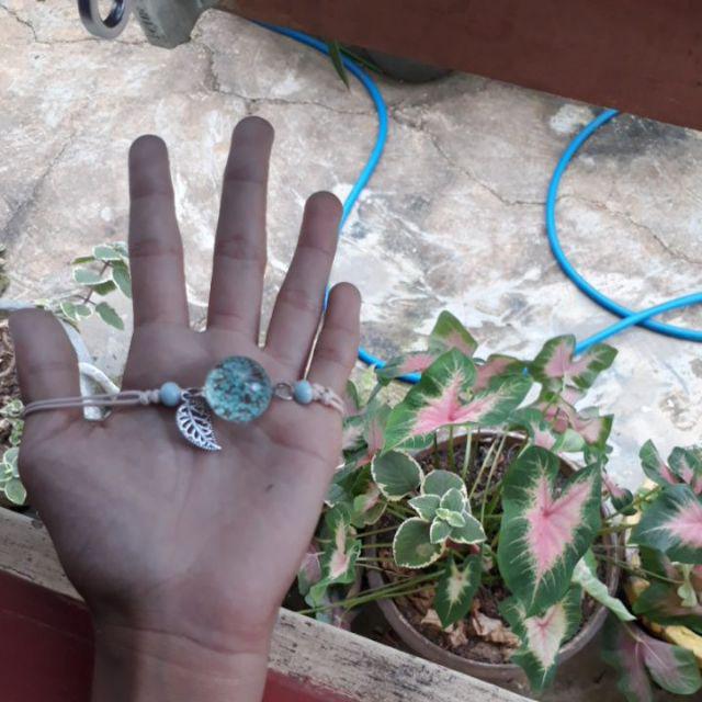 Spesimen Tanaman Kering Gelang Kaca Bola Dandelion Gypsophila Girlfriends Gift