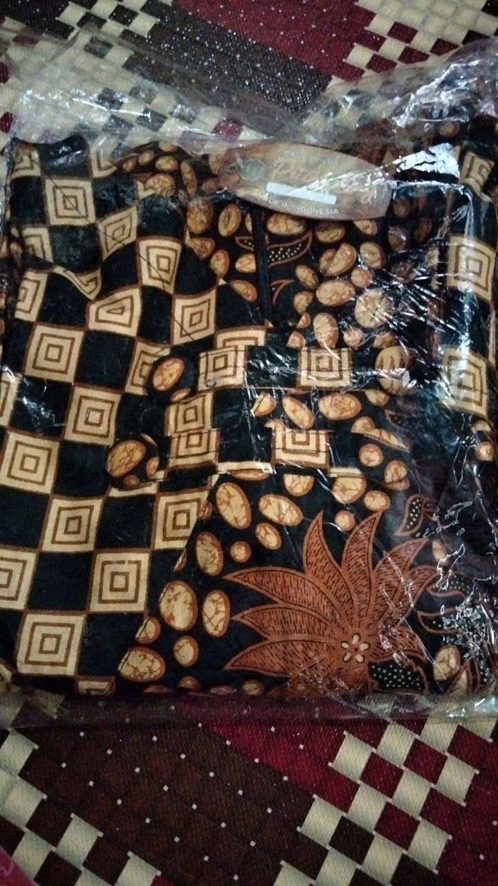 Maura Couple - Sania Ruffle Batik Couple Ori Ndoro Jowi Dnt Garansi Blouse Ziggy Krikil Blus Kerikil