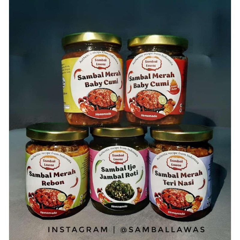 

sambal lawas/sambal cumi/sambal baby cumi/ sambal teri nasi/ sambal extra pedas/ sambal ijo jambal