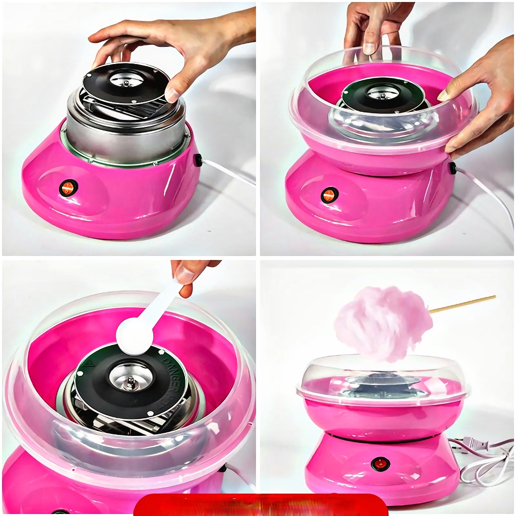 PROMO (BISA COD) Mesin Gulali Mini Electric Cotton Candy Floss Maker Alat Pembuat Permen Gula Kapas