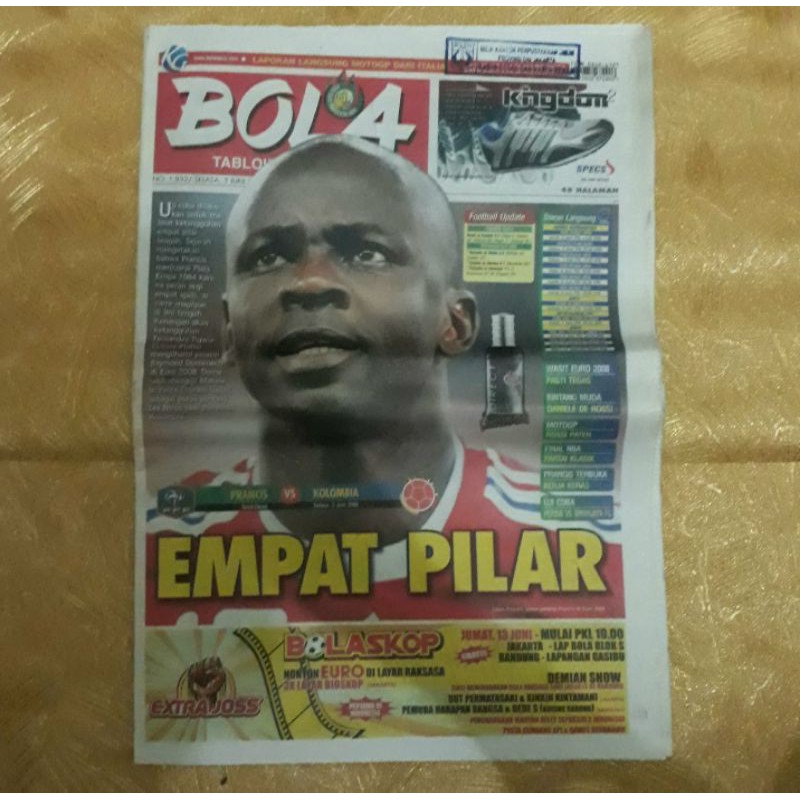 Majalah TABLOID BOLA 3 Juni 2008