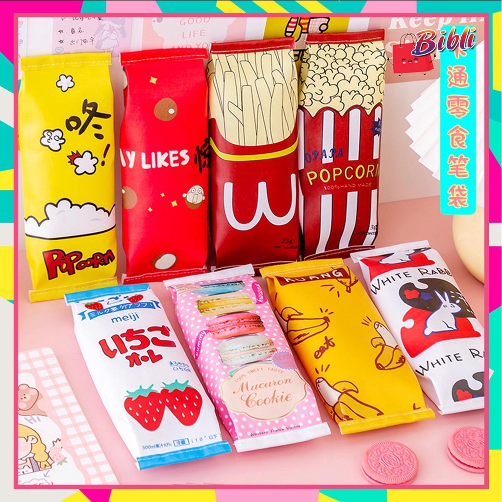 

♛ ♛Tempat Pensil Fashion Japanese Tas Pensil Unik Kotak Pensil Lucu