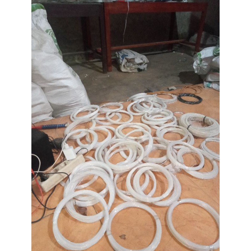 senar sayuran, senar layang layang, senar putih, senar nilon putih, senar limbah , senar murah 150 M