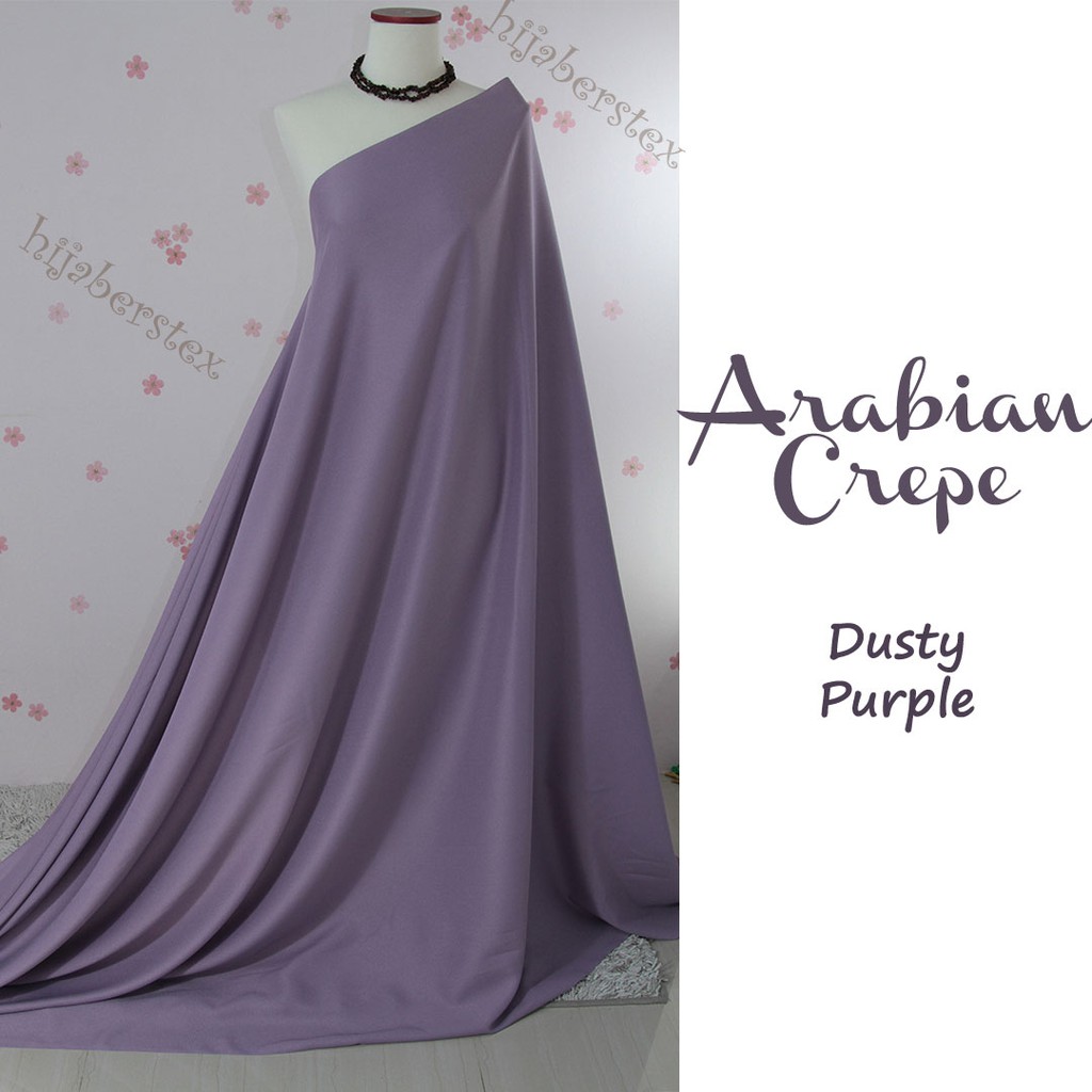 Hijaberstex 1 2 Meter Kain Arabian Crepe Shopee Indonesia