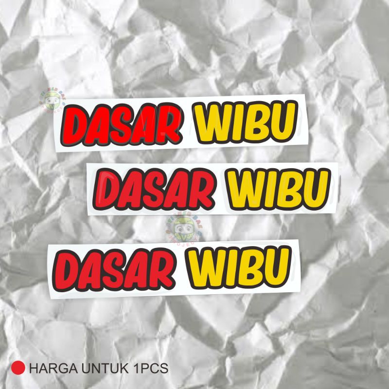 sticker dasar wibu cutting sticker motor