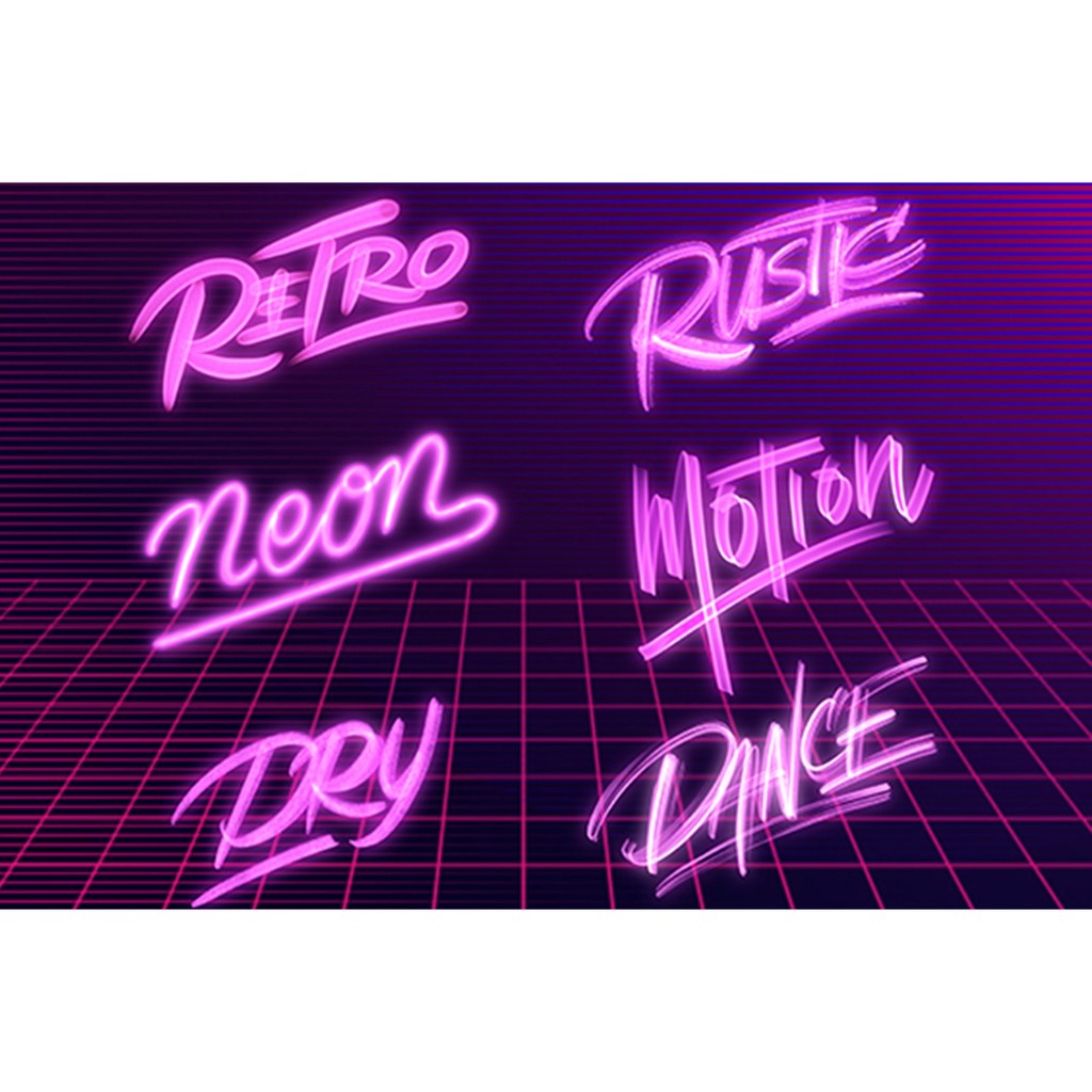 Retro Wave Brush - Procreate