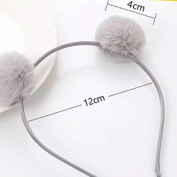 BANDO AKSESORIS RAMBUT MODEL POM POM