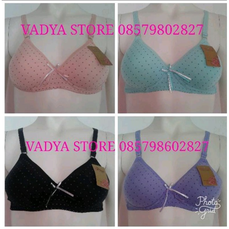 Bra katun / BH busa tanpa kawat