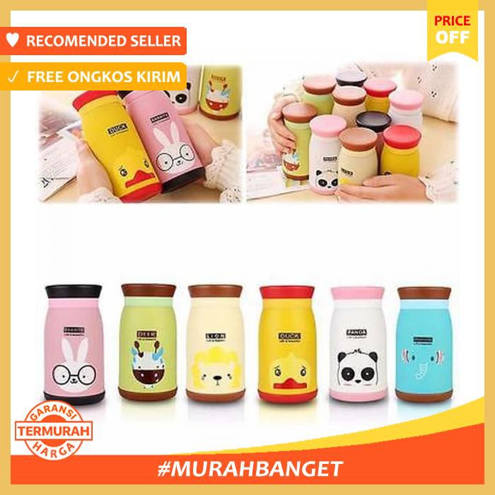 Botol Minum & Termos - Thermos Animal Termos Karakter Animal 260 Ml Kecil - Bekal