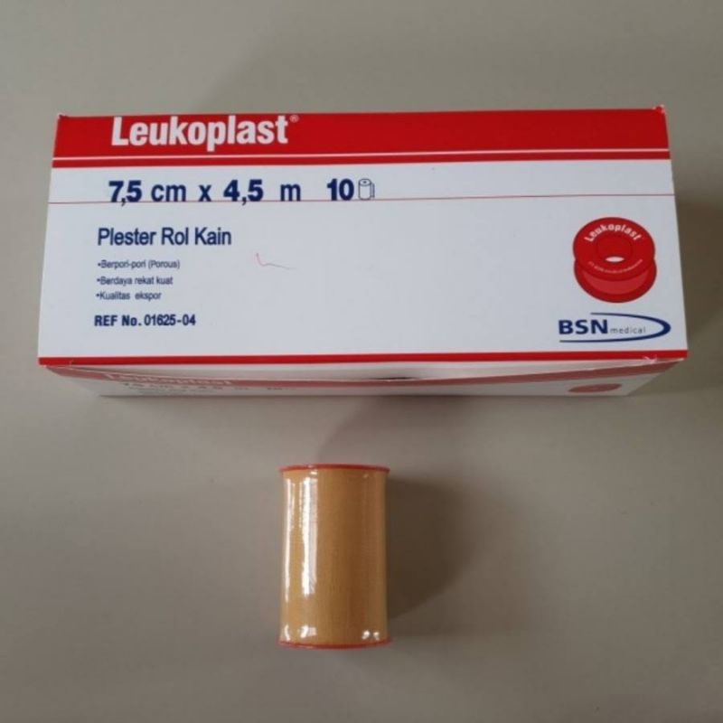 Plester rol leukoplast 7,5c x4,5m 5cmx4,5m 2,5cmx4,5m 1,25cmx4,5m