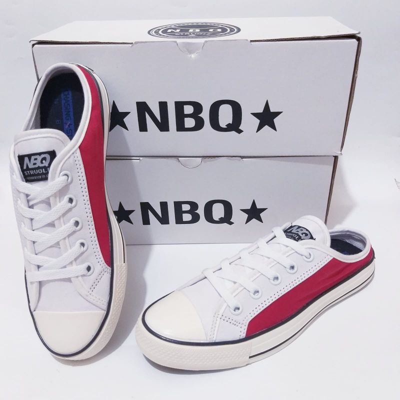 SEPATU SLOP TALI NBQ  FREE BOX