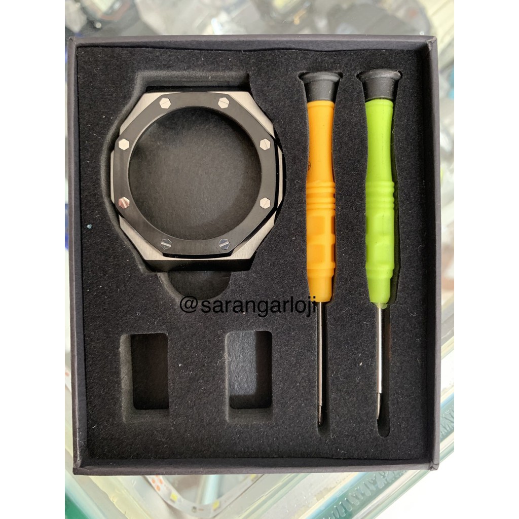 Bezel Stainless G-Shock GA2100 GA2110 Black list hitam