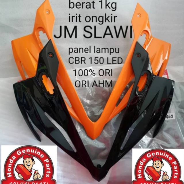 64211-K45-N40NOR(ORANGE),64211-K45-N40ZD(HITAM) cover cowl only panel depan new cbr 150 led K45G ori honda ahm