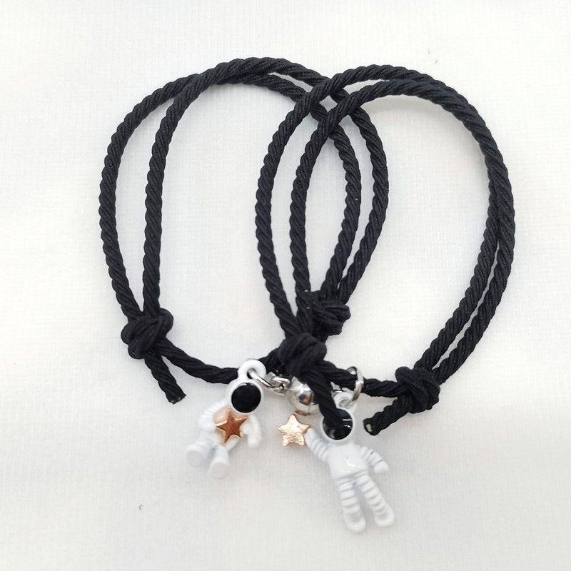 [COD] 2 pcs Gelang Couple Gelang Pasangan Motif Astronot Gelang Persahabatan Best Friends Motif Pelangi Gelang Persahabatan Ala Korea Kado Gift