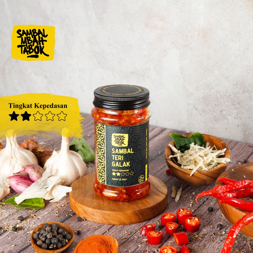

Sambal Teri GALAK Mbah Tabok