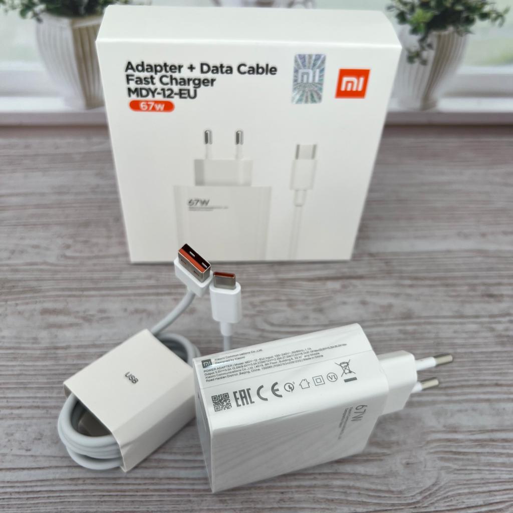 Charger Xiaomi 67W Original Fast charging tipe C