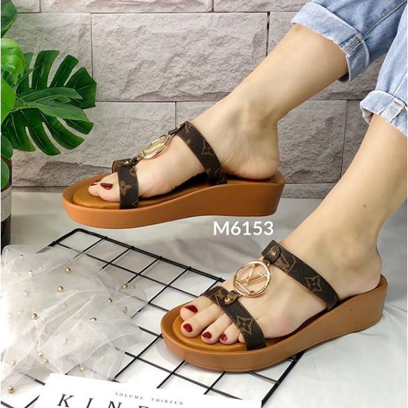 Wedges M6153 wanita import realpict