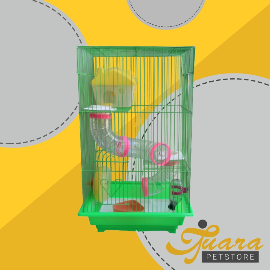 Hamster Cage PG 3 - Kandang Hamster - Rumah Hamster