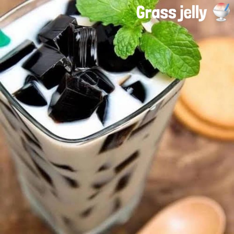 

grass jelly powder