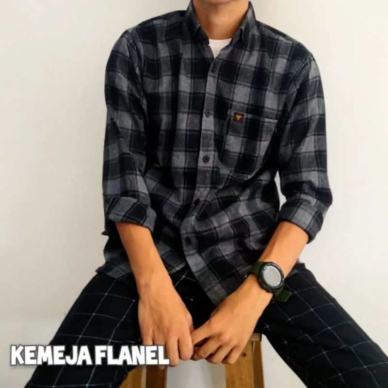 KEMEJA FLANEL PREMIUM LENGAN PANJANG