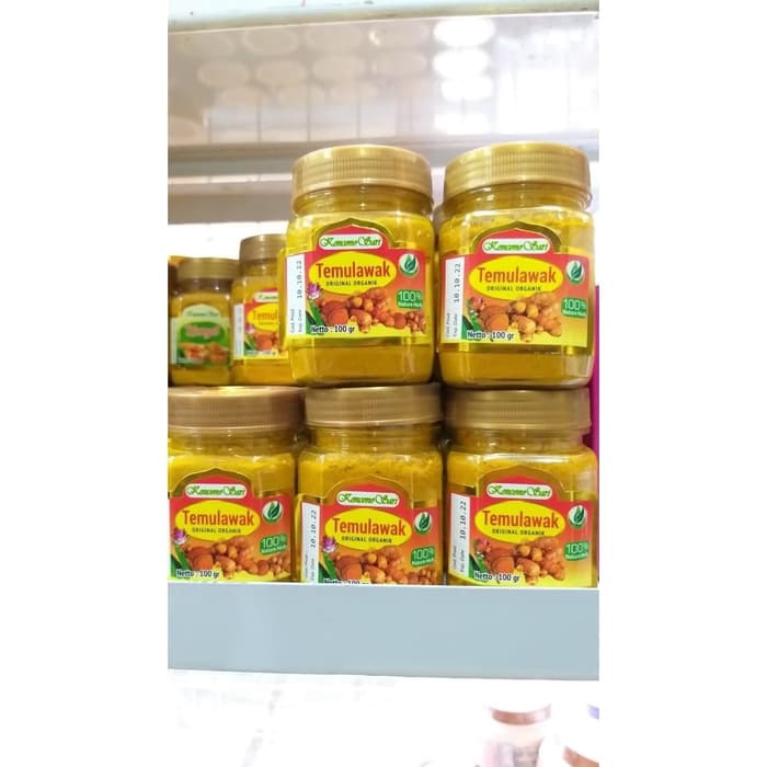 

Jamu Temulawak Instan Original Organik Kencono Sari 100 gr 100% Asli