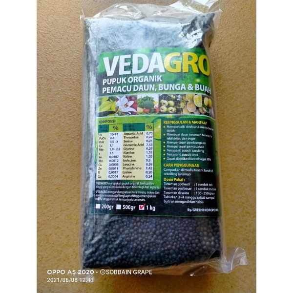 Pupuk Vedagro 1 kg