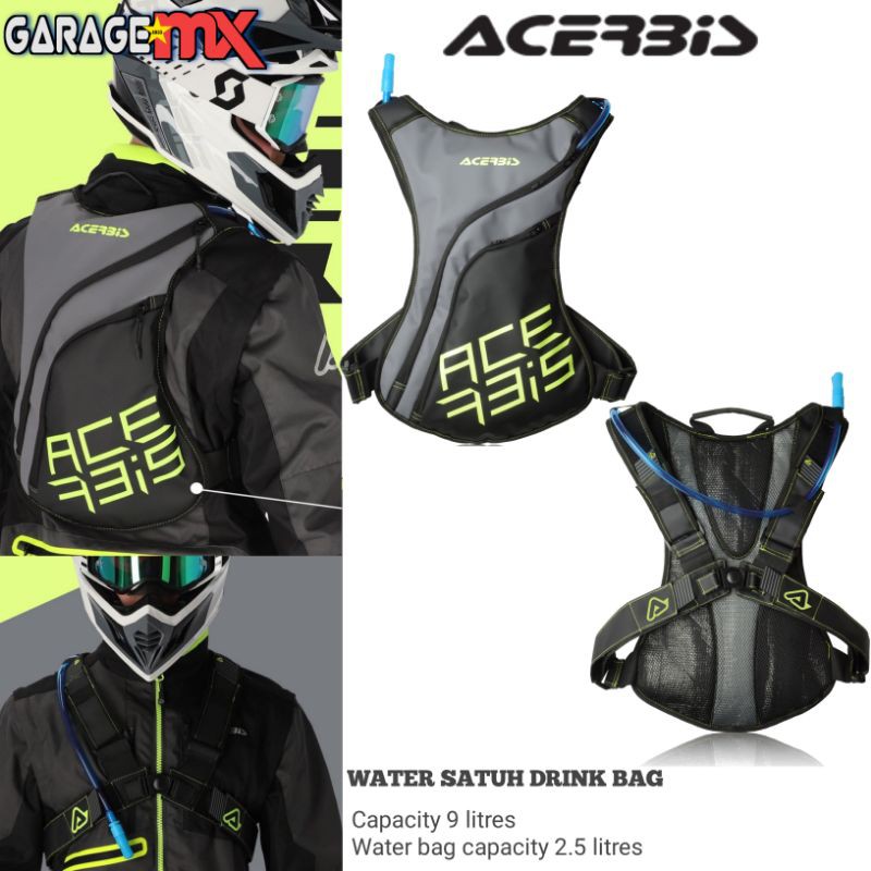 HYDRO BAG ACERBIS WATER SATUH SERIES .TAS HYDRO ACERBIS.HYDRO BAG . TAS HYDRO CROSS MTB DOWNHILL
