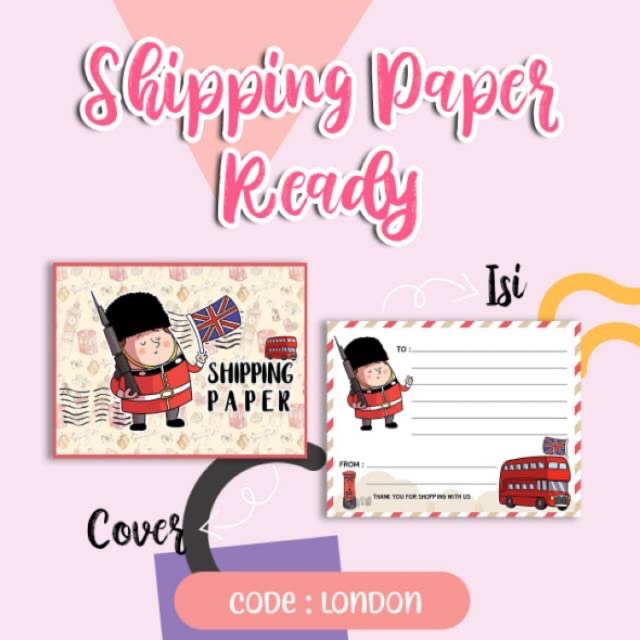 

KERTAS ALAMAT - London isi 100lbr
