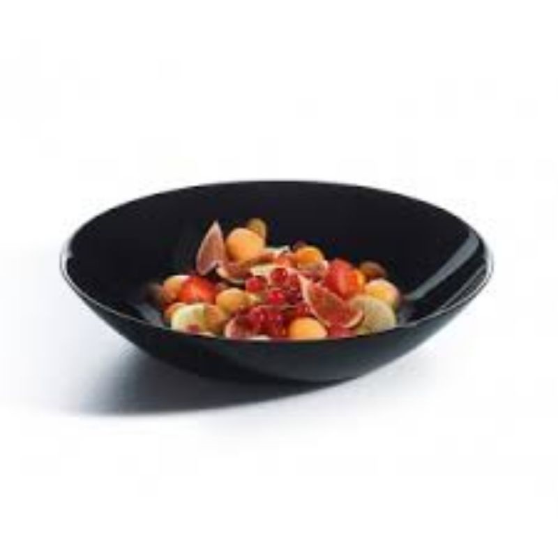 Piring Sop 20cm Luminarc Arcoroc Soup Plate Evolutions Black P1130