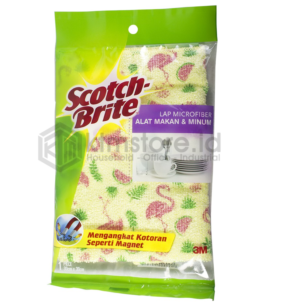 3M Scotch Brite Lap Pembersih Alat Makan Microfiber Lap Tangan ID-87