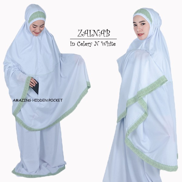 Mukena katun jumbo Zainab by Rozalia