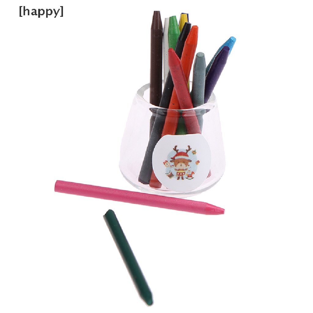 Ha 1 Set Miniatur Crayon Untuk Aksesoris Rumah Boneka