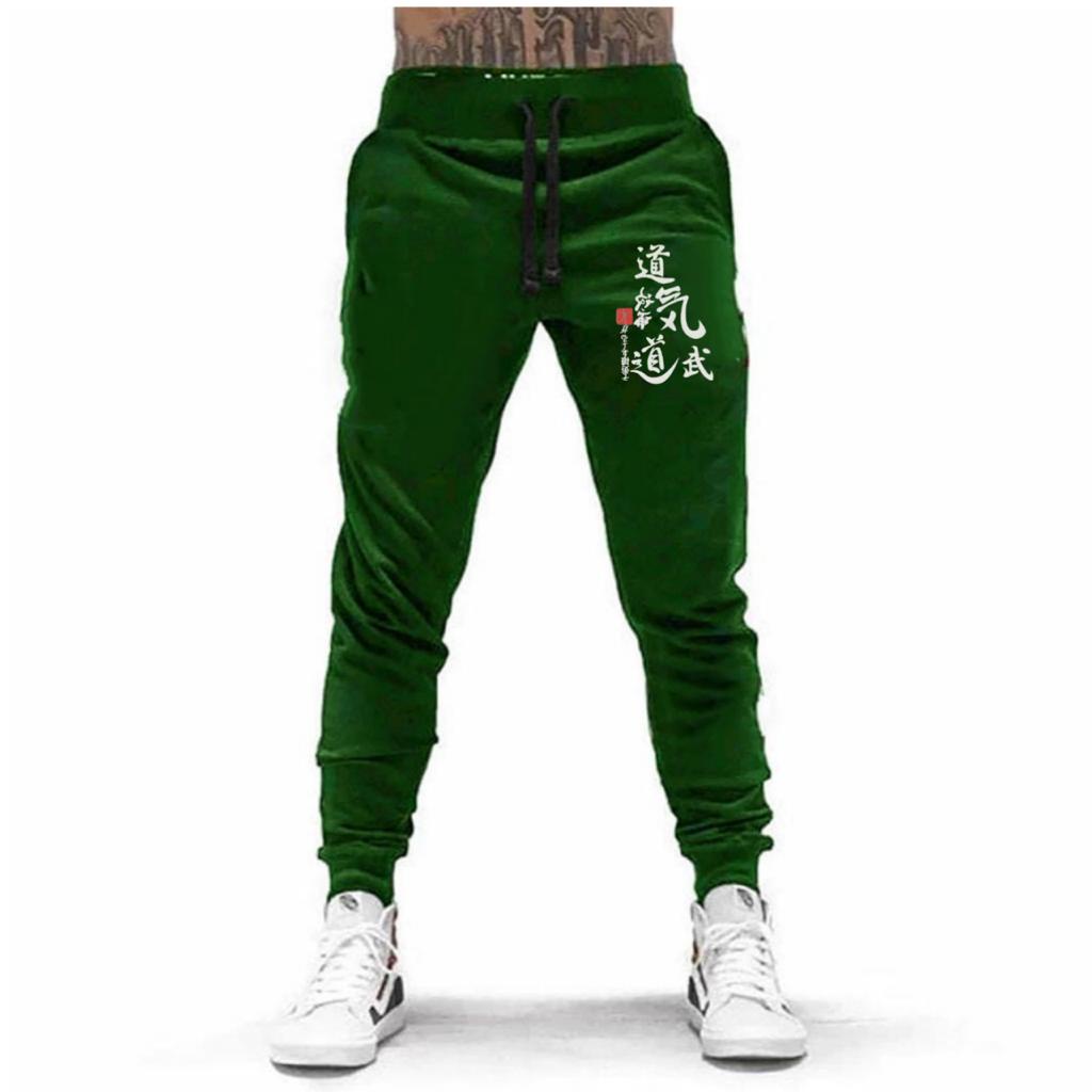 CELANA PANJANG JOGGER TULISAN CINA TAKESHI UNISEX BAHAN FLEECE TEBAL / KUALITAS BAGUS / JOGGER PRINTING