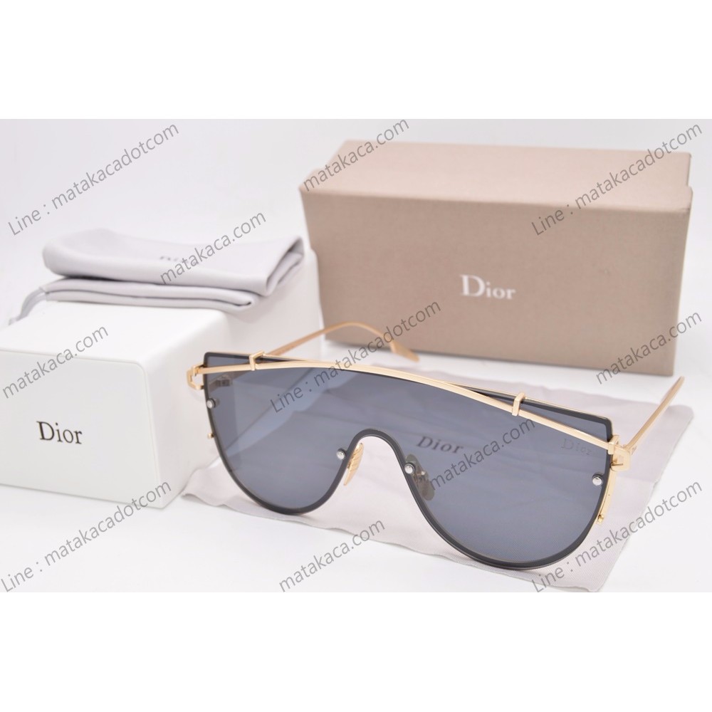 Kacamata Sunglass Dior Agota Shades Black Gold