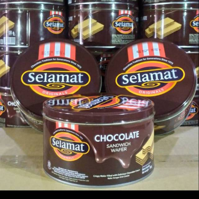 

Selamat chocolate 200gr 1 dus isi 6 kaleng