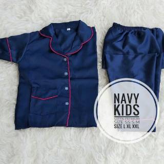Piyama Anak Saten Piyama anak Satin Premium Baju Pendek Piyama Anak Saten Piyama anak Satin Premium Baju Pendek