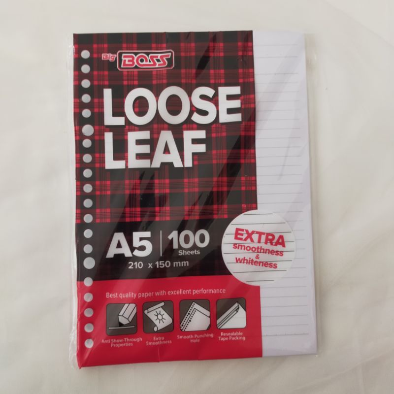 

LOOSE LEAF A5 B5 BIG BOSS