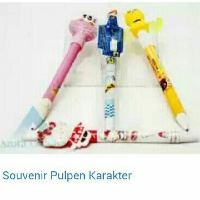 

Souvenir pulpen karakter