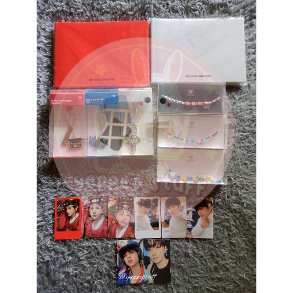 [READY] SELFIE BOOK  KEYRING  BRACELET + PC SUNWOO HYUNJAE JUYEON YOUNGHOON BE YOUR OWN KING THE BOY